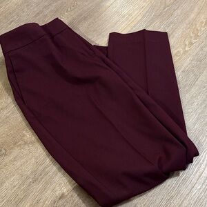 Ann Taylor Factory Burgundy Women's Pants